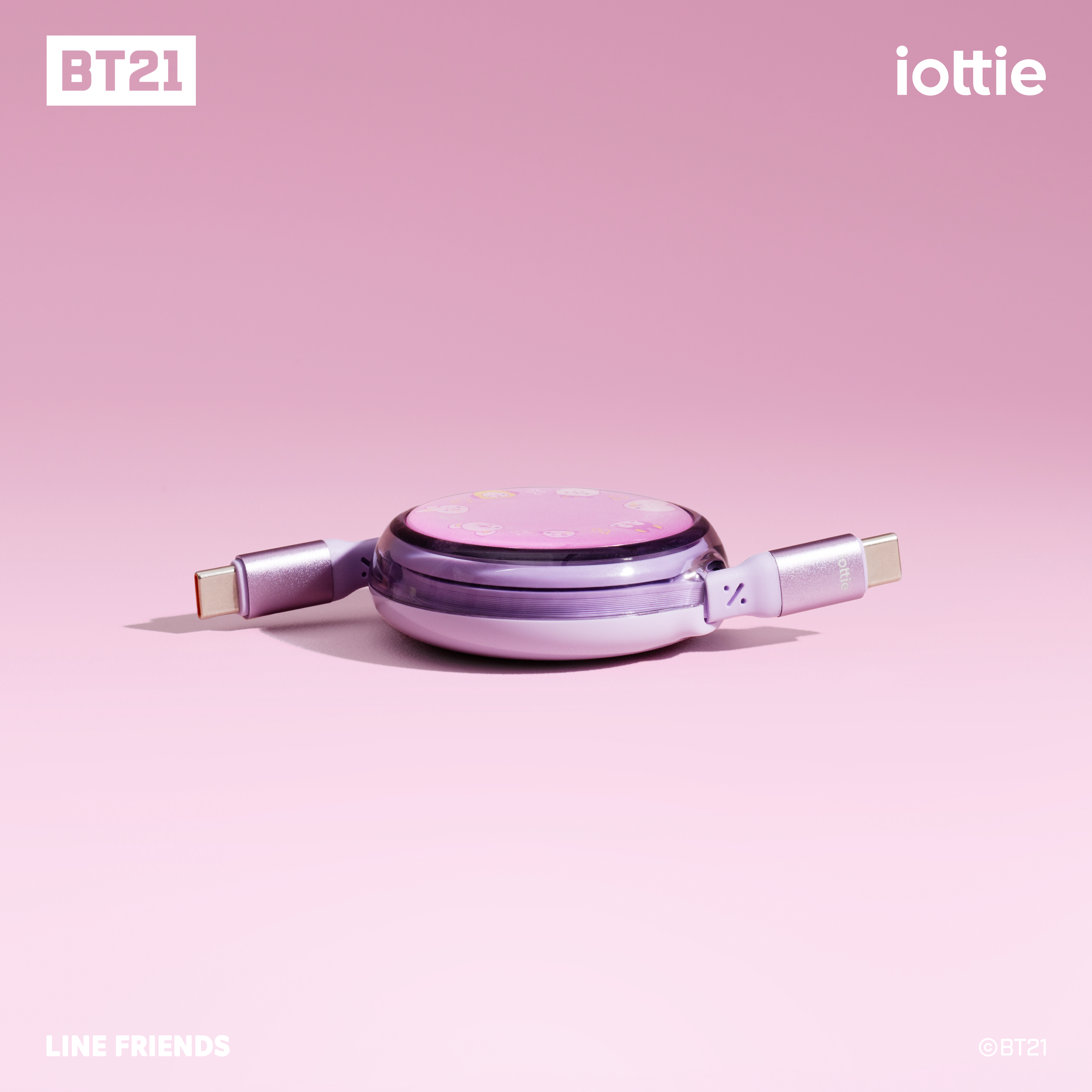 100W Retractable USB-C Cable